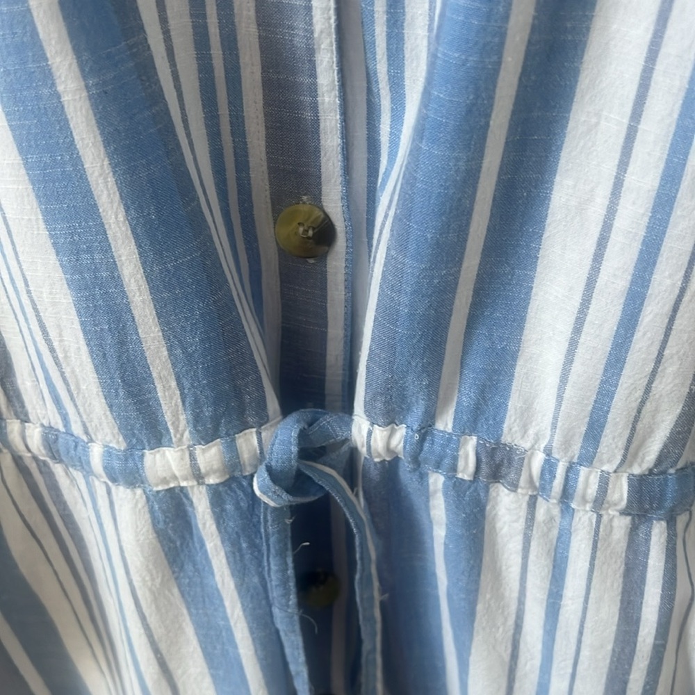 Coastal vibe classic striped shirt dress xl - Picture 4 of 5